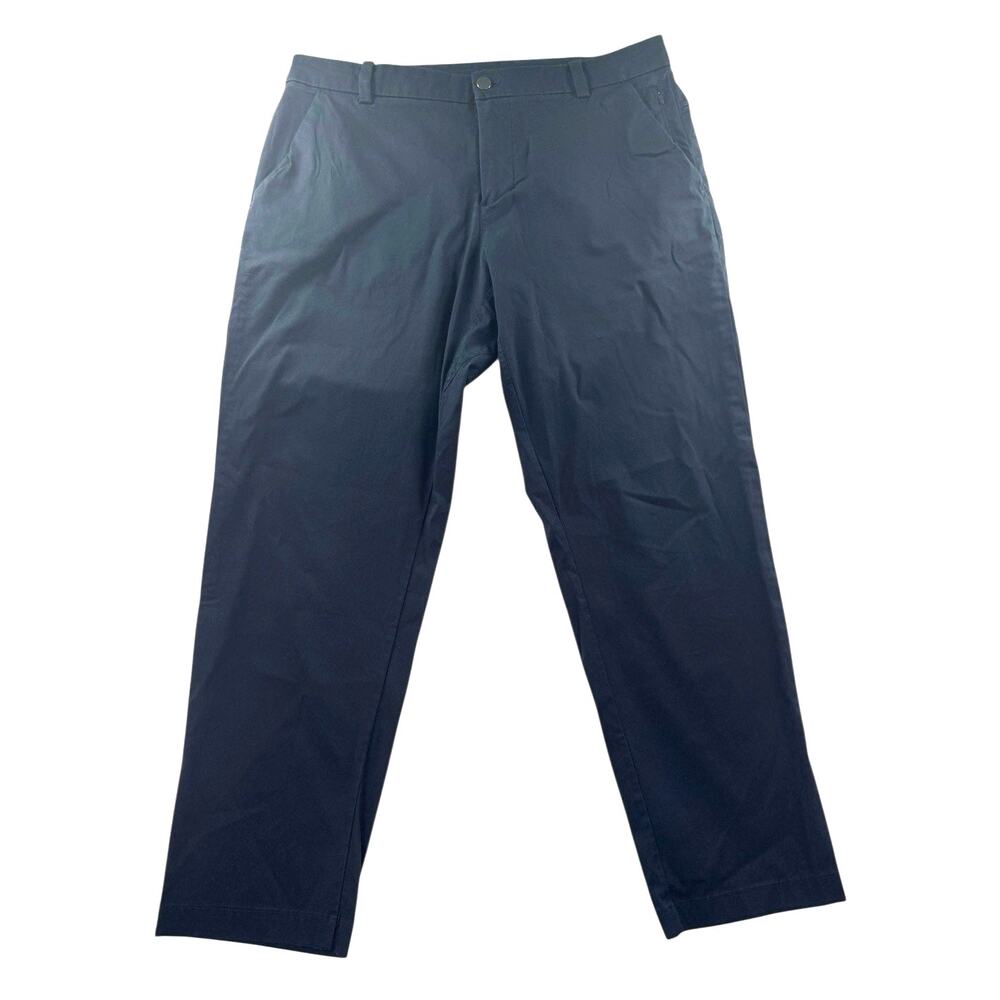 Lululemon Commission Pant Classic Mens 34x27 Swift Cotton Blue Chino Trousers